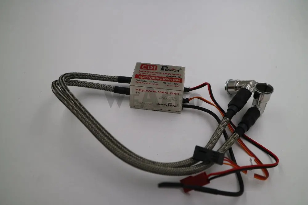 Оригинальное двойное зажигание Rcexl для NGK CM6 10 мм 90 градусов DLE40 DLE60 DLE111 DLE120 DLE170 DLE222