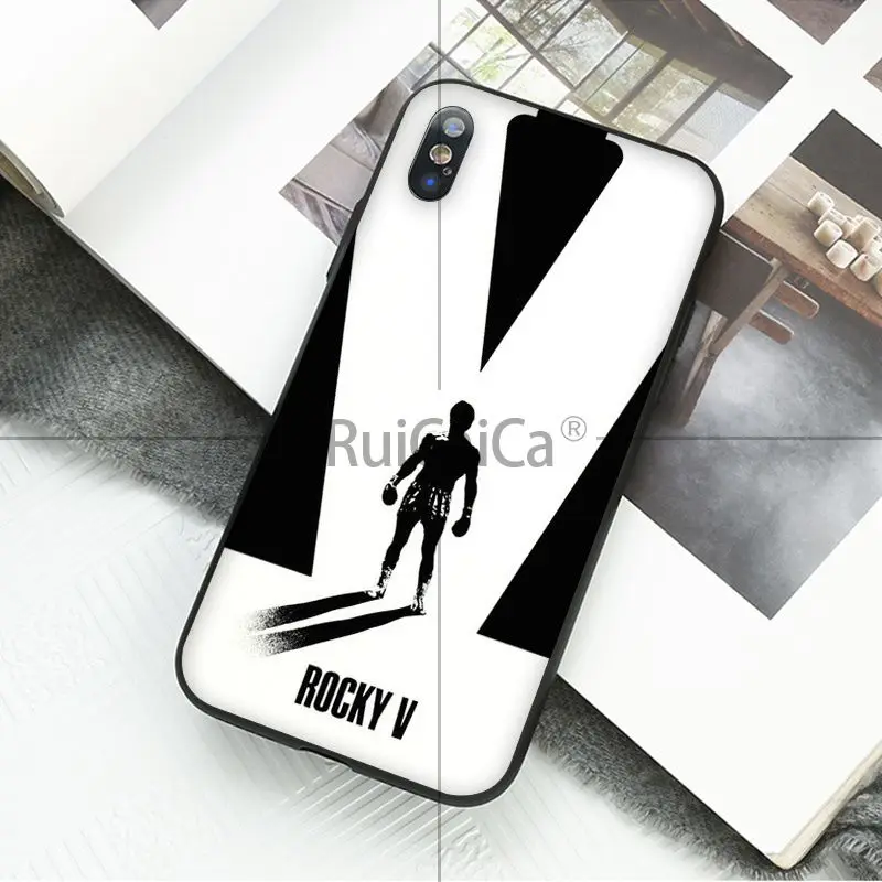 Ruicaica Rocky Balboa Новинка чехол для телефона Fundas Apple iPhone 8 7 6 6S Plus X XS MAX 5 5S SE XR | Мобильные