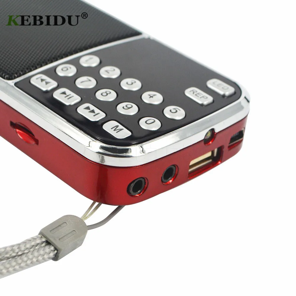 Kebidu новейший портативный Hi Fi мини динамик с поддержкой MP3 аудио музыкальный плеер