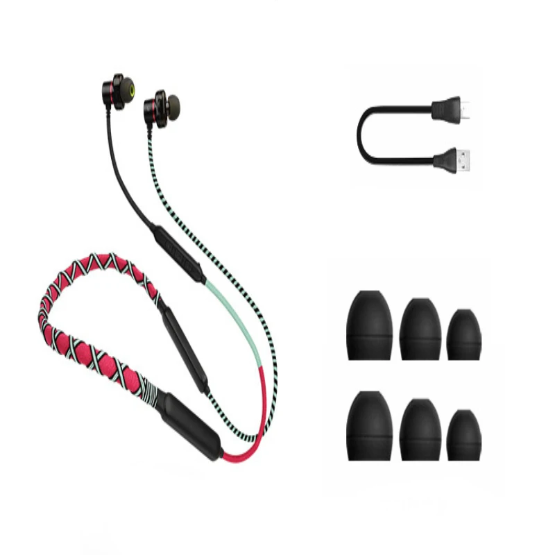Текстильный плетёный Bluetooth 4 2 Беспроводной наушники водонепроницаемые