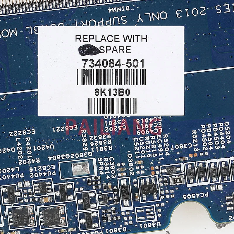 Материнская плата PAILIANG для ноутбука Probook 450 G1 440 PC системная 734084 001 501 12241 1. 4yw05. 011