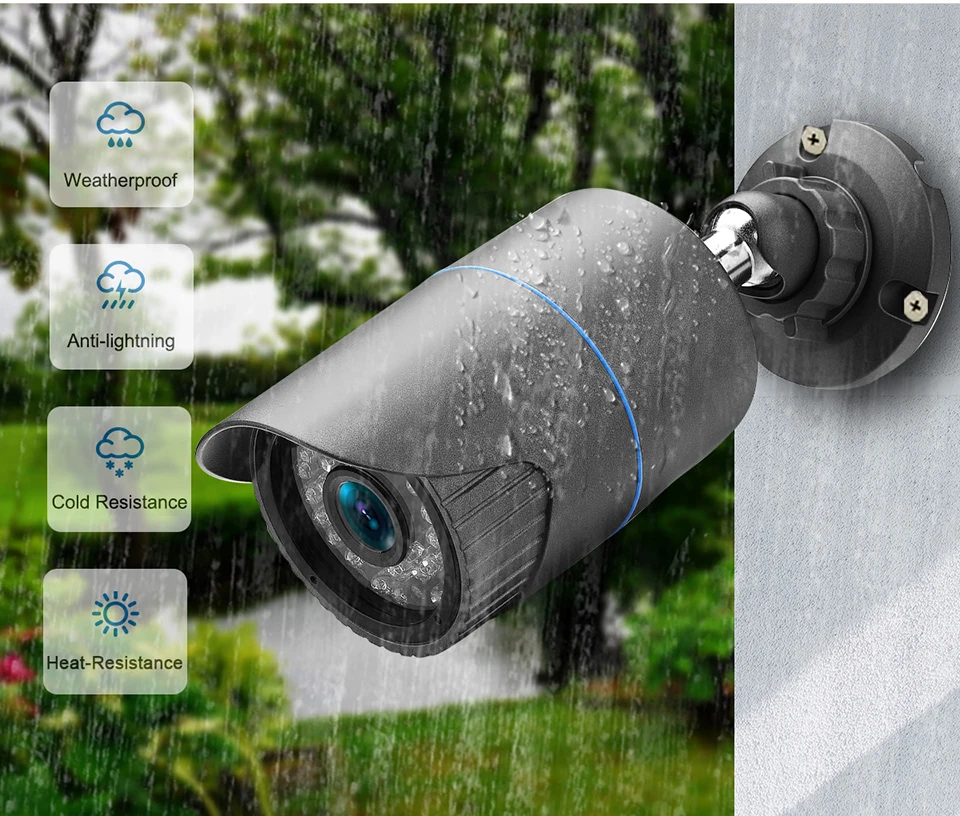 2MP 3MP 5MP безопасности POE 48V IP Камера Металл сетевой Камера видеонаблюдение 1080P Ночное видение CCTV Открытый Пуля IP Cam XMEye