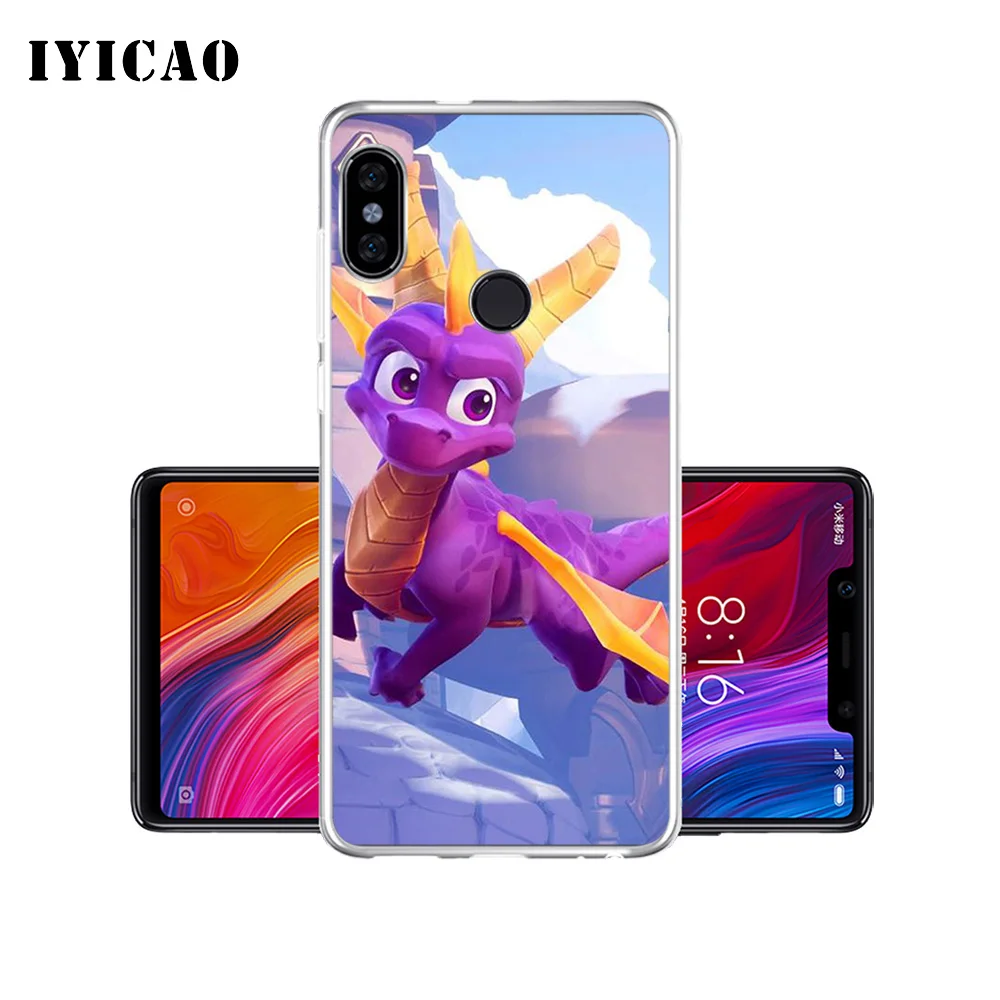 Мягкий силиконовый чехол IYICAO Spyro The Dragon для телефона Xiaomi Mi 9 8 SE 6 A1 A2 Lite F1 MIX2S MIX3 из