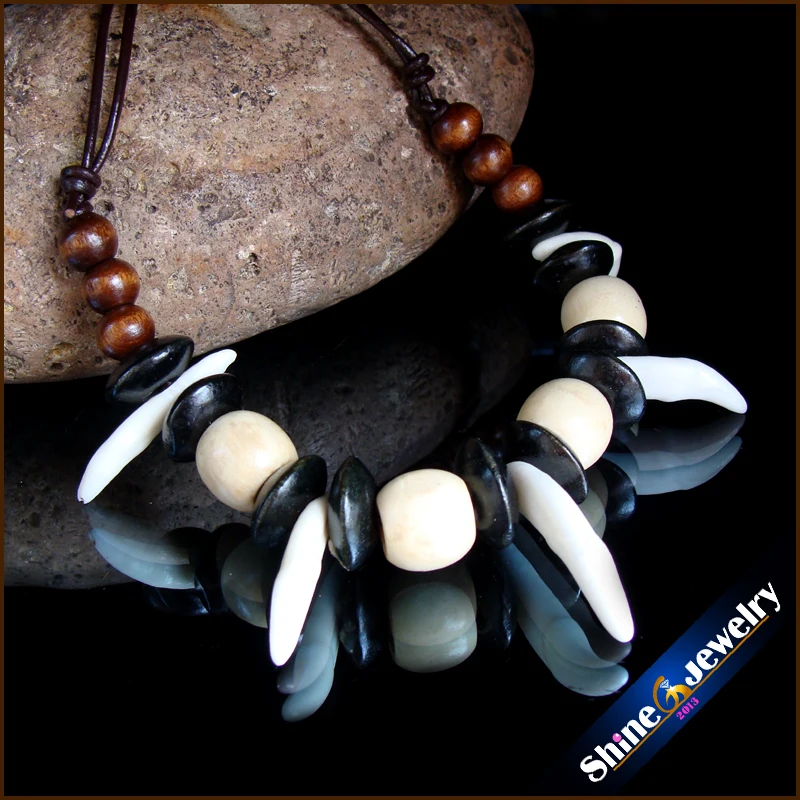 Оптовая продажа Тибетский племенной ювелирные изделия натуральный волк зубы