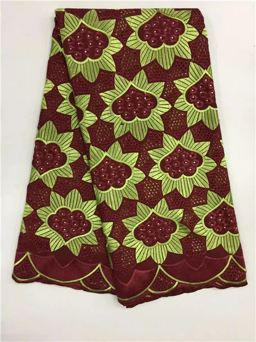 2017 Бесплатная Доставка Африканская швейцарский шнурок маркизета высокого