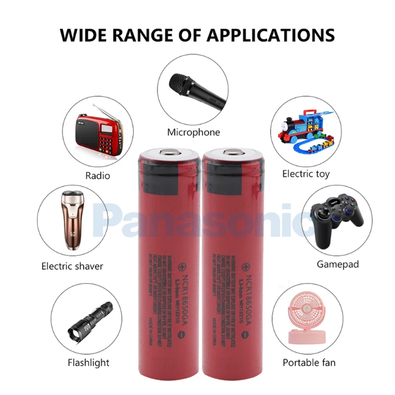 Оригинальная перезаряжаемая батарея 18650 3 7 V 3500mAh ncr1865GA 30A Разрядка Для игрушечного