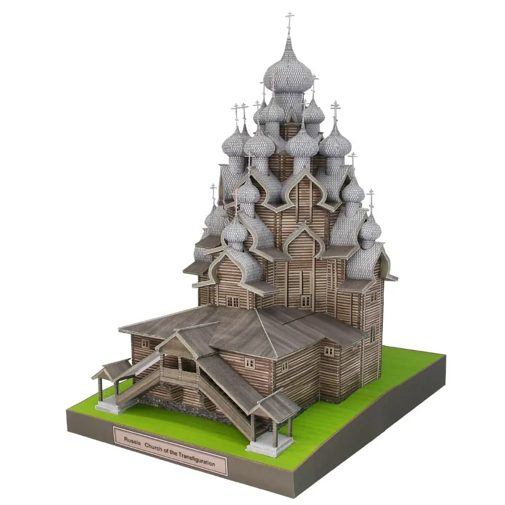 

DIY Russia Church of the Transfiguration Craft Paper Model Architecture 3D DIY Education Toys Handmade Adult Puzzle Game