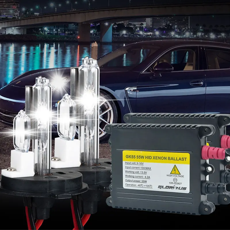 Набор ксеноновых ламп 55 Вт H4 XNEON HID 4300 k 5000 6000 8000 набор для переоборудования с