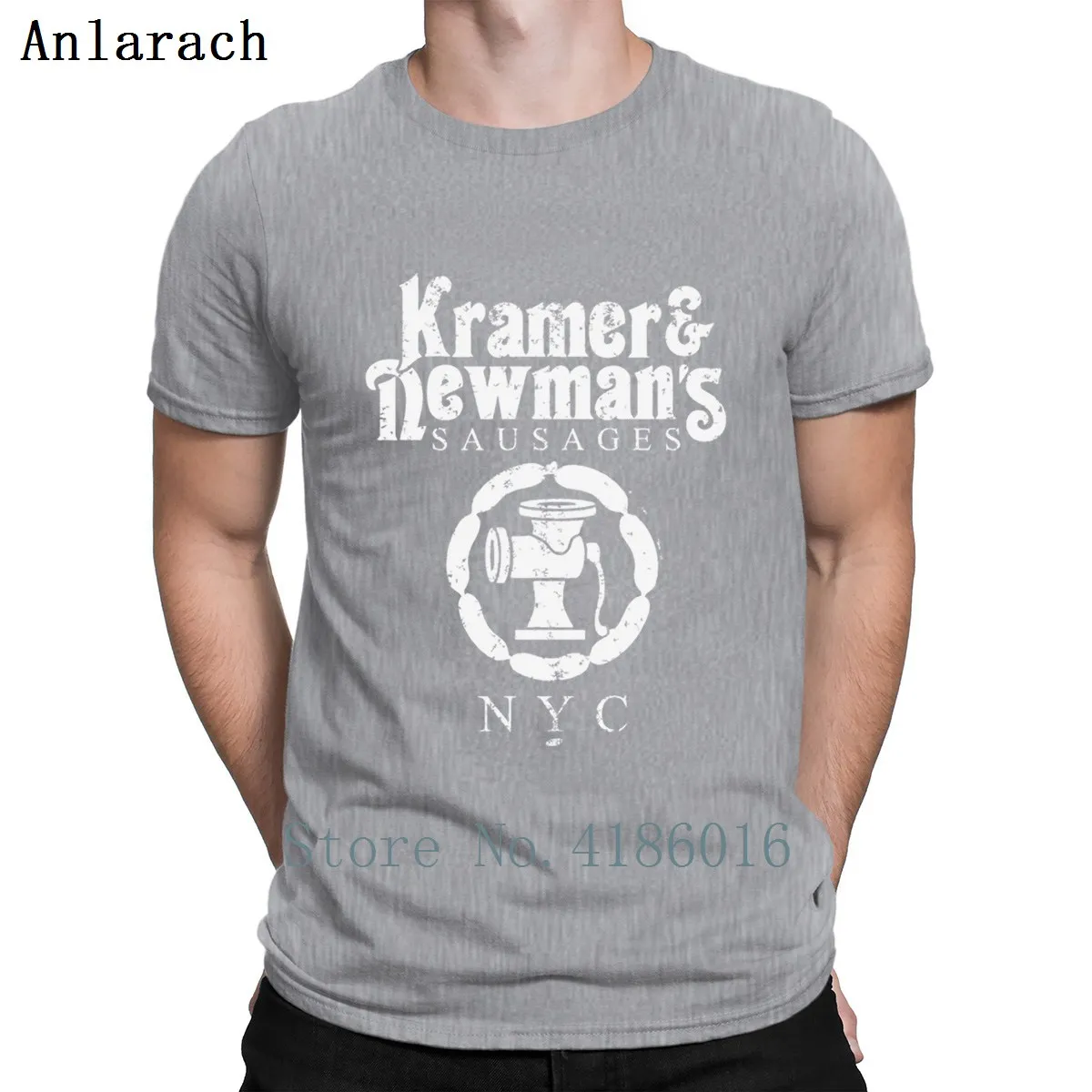 Seinfeld Kramer футболка новейшая Crazy Slim Fit Футболка с буквенным принтом уличная одежда