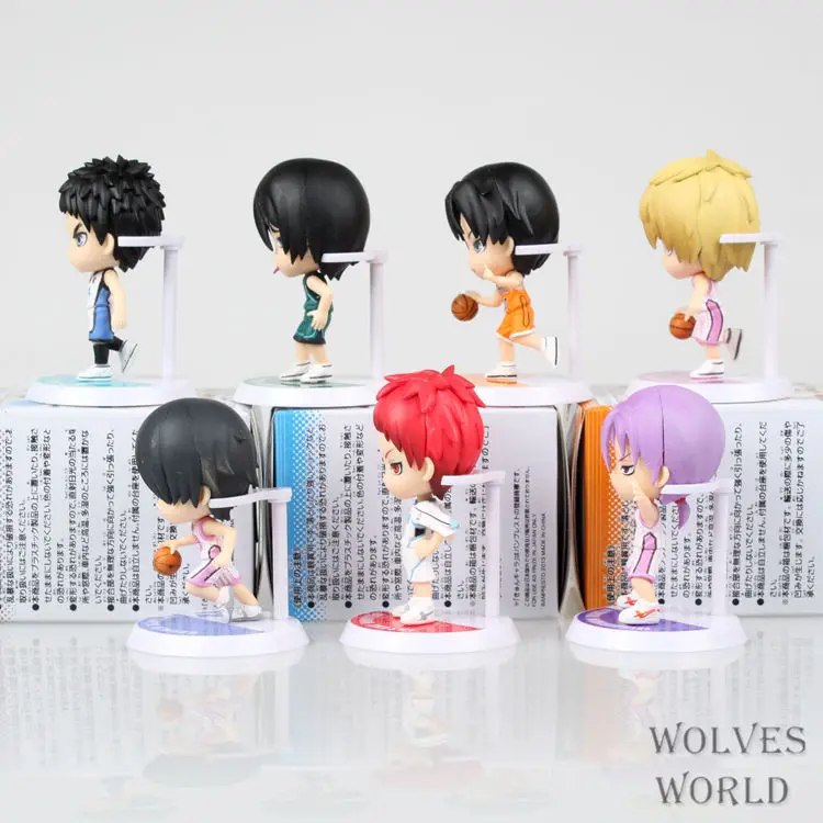 Huong Аниме Kuroko's Basketball 7 шт./компл. Kuroko no Basuke издание 5-го ПВХ мини-Фигурки