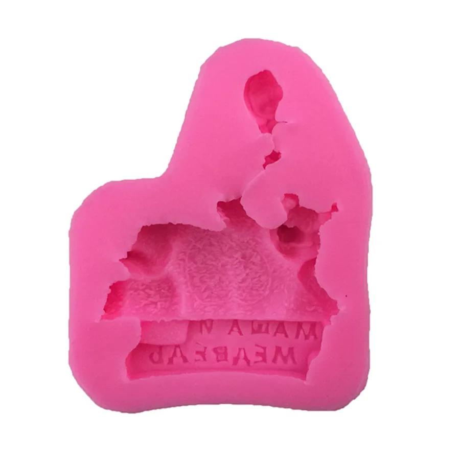 Симпатичный Медведь Силикона Торт Украшение Выпечки Инструмент мыло Бисквит