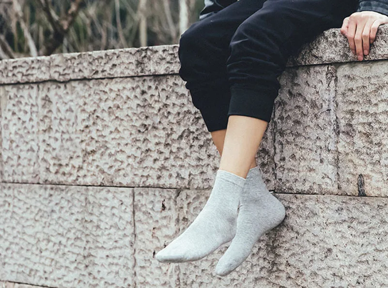 20 шт = 10 пар/кор. мужские носки Calcetines Sox Meias Crew Plus Большой размер 44,45, 46,47, 48 Деловая одежда мужские короткие носки