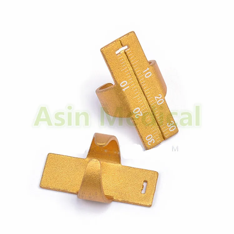 

New Arrival 1Pcs Dental Instruments Finger Rulers Span Measure Scale Endodontic Root Canal Autoclavable