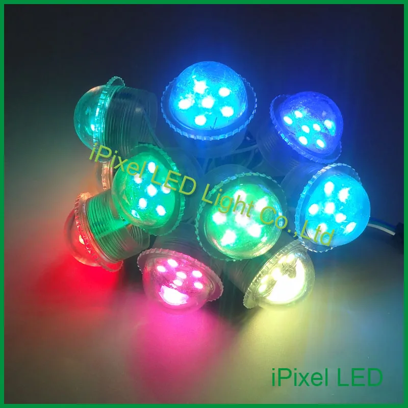 

Magic Color 35mm pixel IP66 6led smd 5050 RGB LED Dot Light String