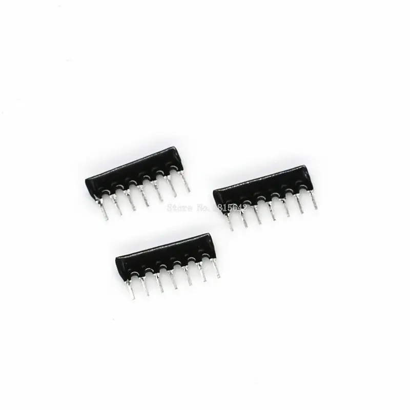 

20PCS DIP Exclusion Network Resistor Array 7pin 1K 4K7 10K ohm A07-102J A07-472J A07-103J Resistance