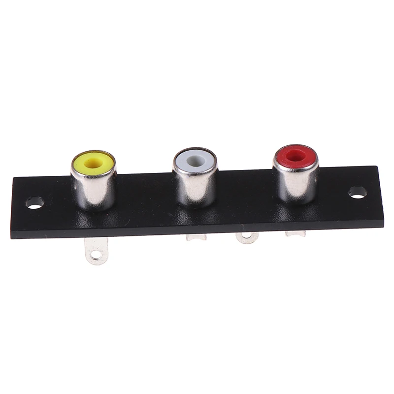 3 способа RCA терминал настенная панель пластина Вход Phono шасси разъем аудио