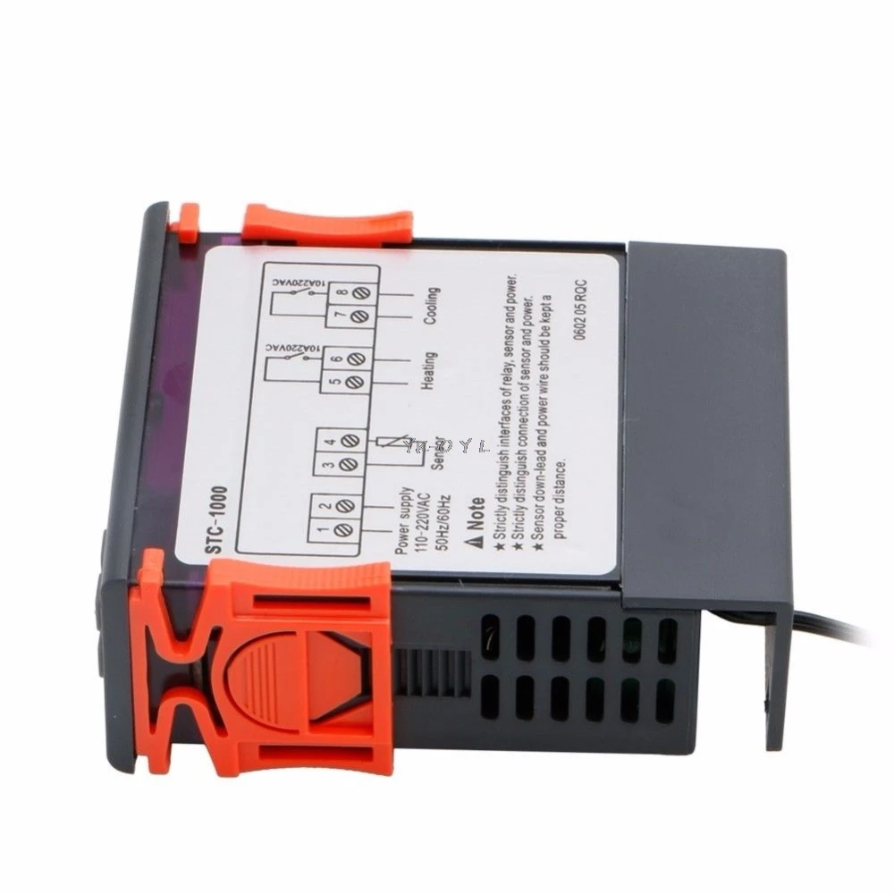 Цифровой термостат STC1000 110V220V универсальный регулятор температуры датчик