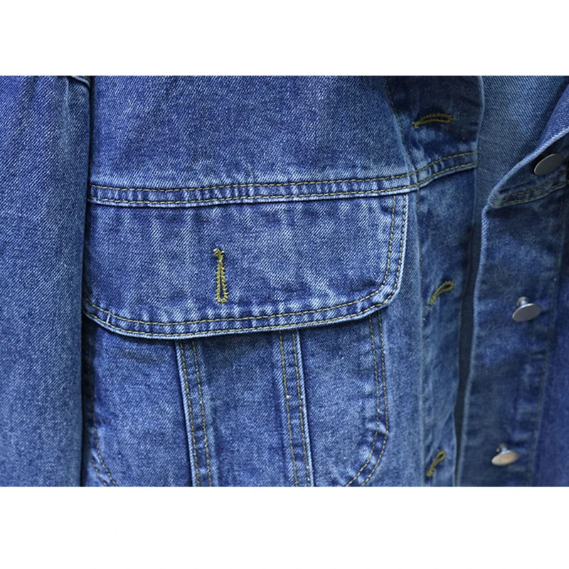 2019 винтажная короткая черная джинсовая куртка женская леопардовая с длинным