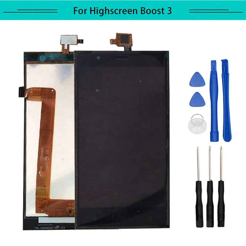 Протестировано 1 шт. для Highscreen Boost 3 Boost3 Полный ЖК дисплей в сборе комплекте с