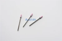 dental pink assorted gravel thick mounted point burs polisher 2 35mm 100pcs for dentistry clinic supplies