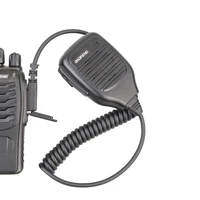 100 original baofeng walkie talkie accessories uv 5r speaker microphone mic bf 888s uv 5re two way radio communication