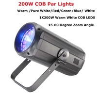 led par cob 200w 5 colors lights lyre stage lighting effect professional stage lights for clubs luces discoteca disco with zoom