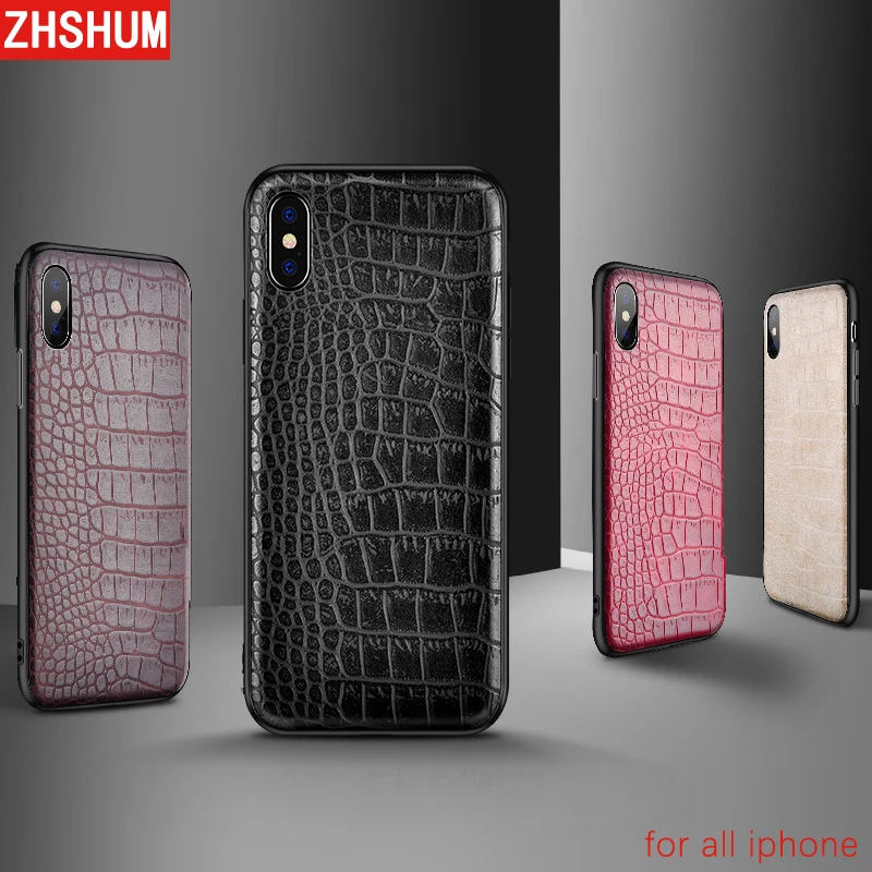 Роскошный чехол из искусственной кожи для Iphone X 8 7 Plus 6S XS MAX XR телефона с