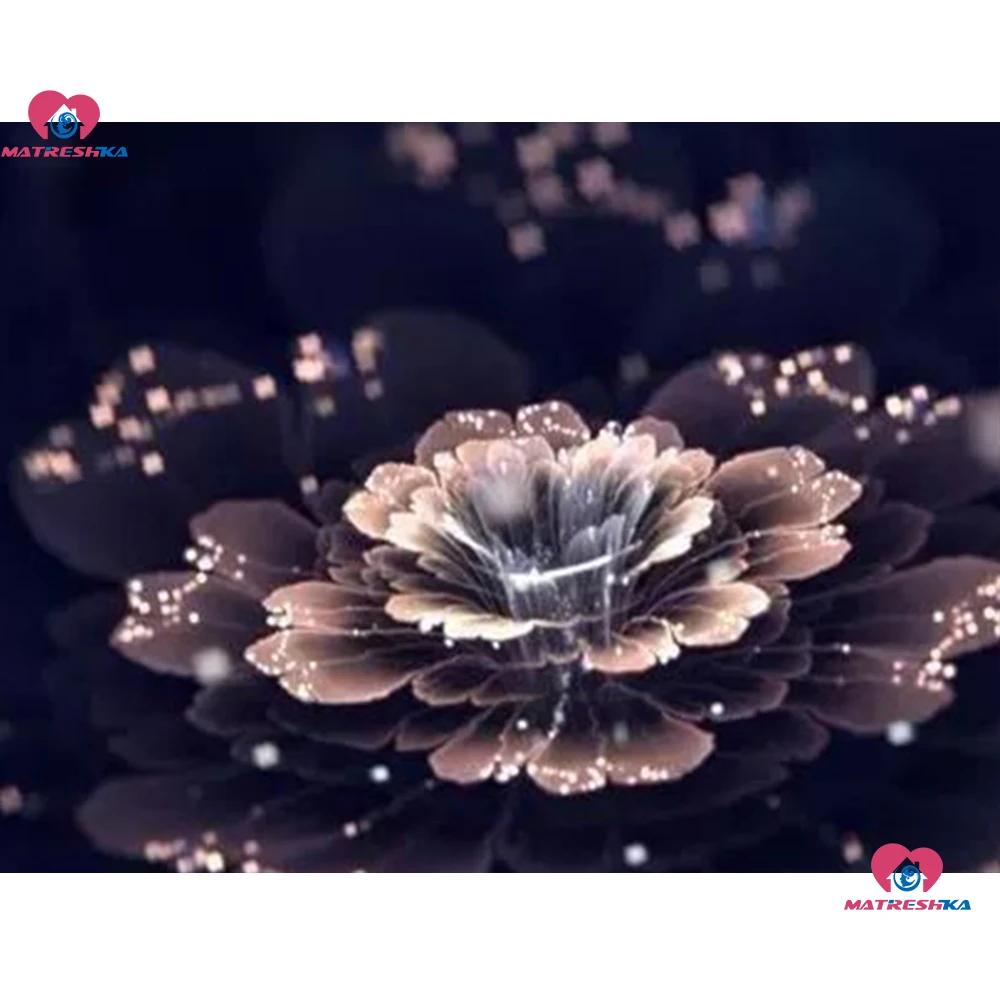 5D Diy квадратная Алмазная картина цветочный узор в виде мандалы домашний декор