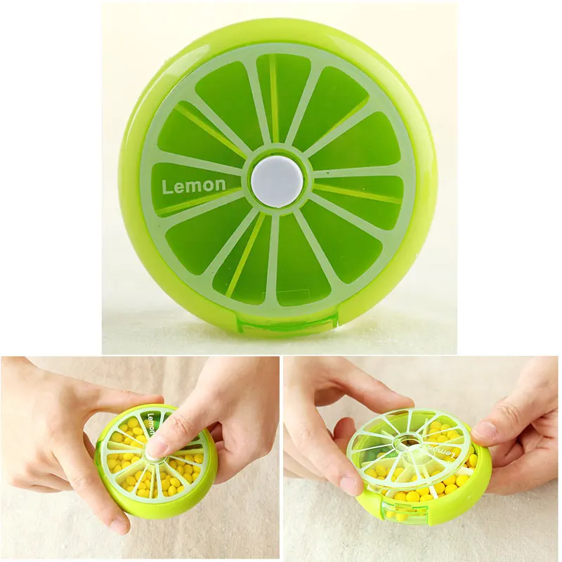 Ящик для хранения фруктовых таблеток переносные футляры витаминов органайзер