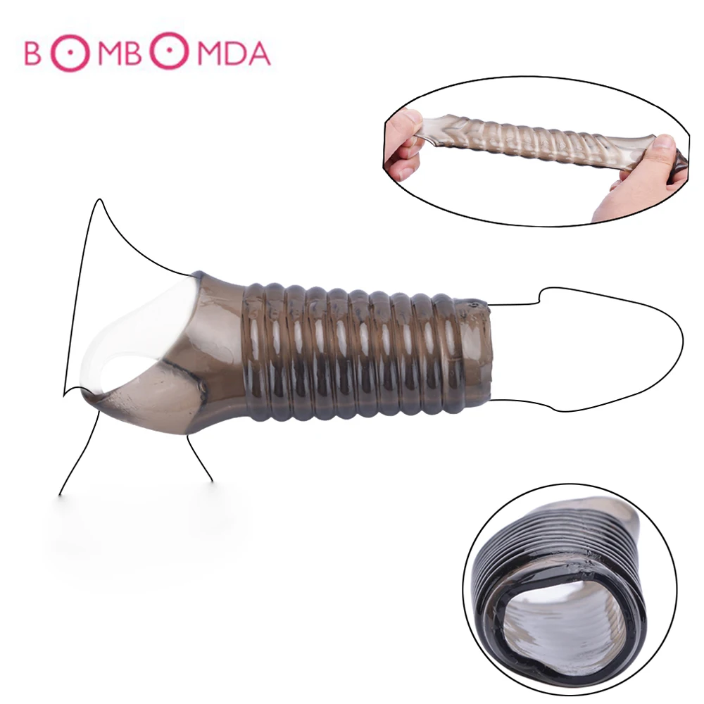 Пенис рукав Эрекция пениса Кольца задержки эякуляции член кольца Увеличение