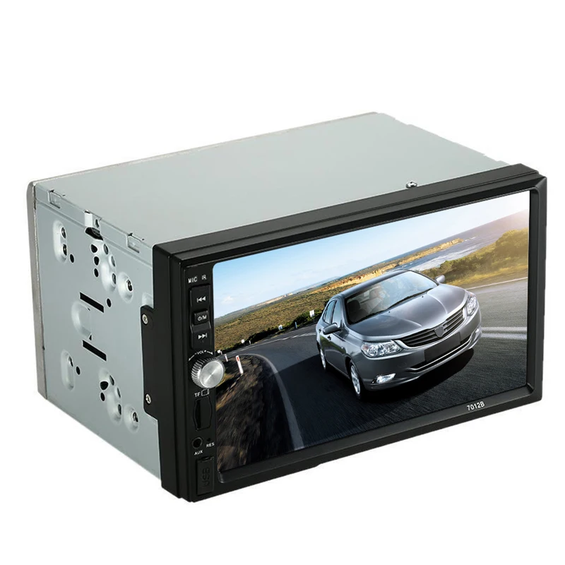 2 Din " в Dash HD автомобильный аудио видео MP5 плеер 1080P Bluetooth V3.0 USB порт Автомобильный Радио плеер с камерой заднего вида