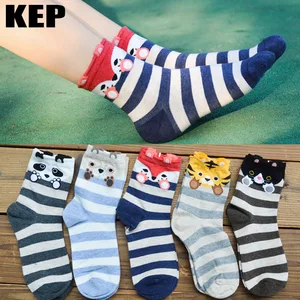 Модные женские удобные хлопковые красочные художественные повседневные женские оригинальные Носки с рисунком кошки в подарок