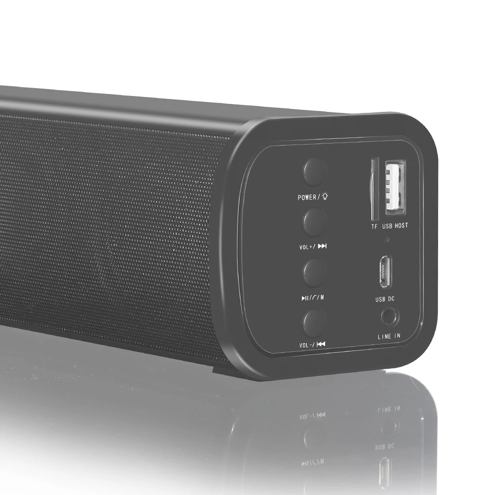 Портативная беспроводная bluetooth колонка 10 Вт * 2 для Iphone Xiaomi ТВ звуковая панель с