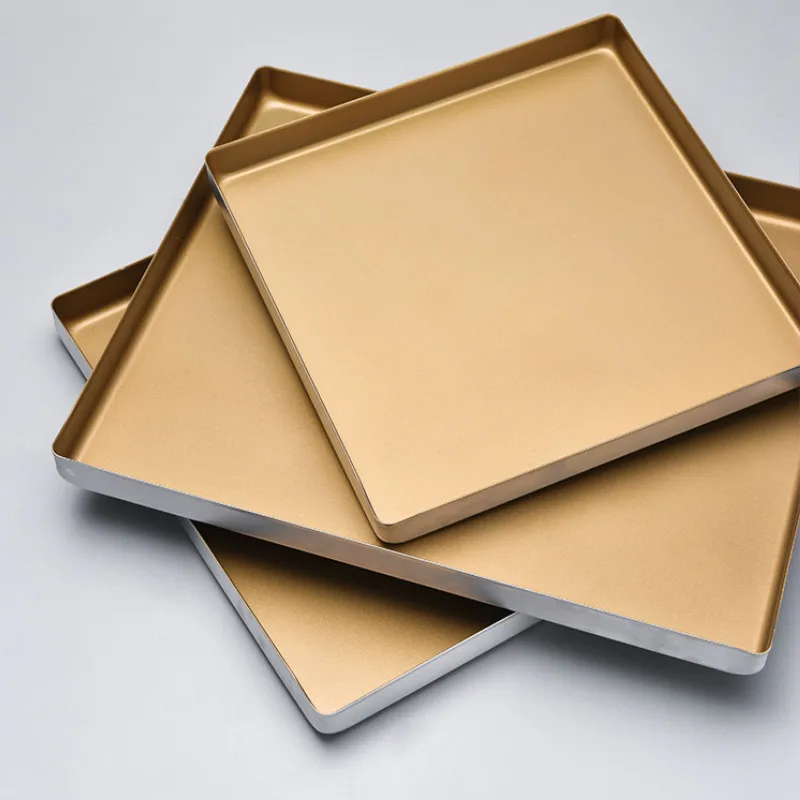 1PC oven cake baking tray rectangular biscuit pie pizza non-stick kitchen | Дом и сад