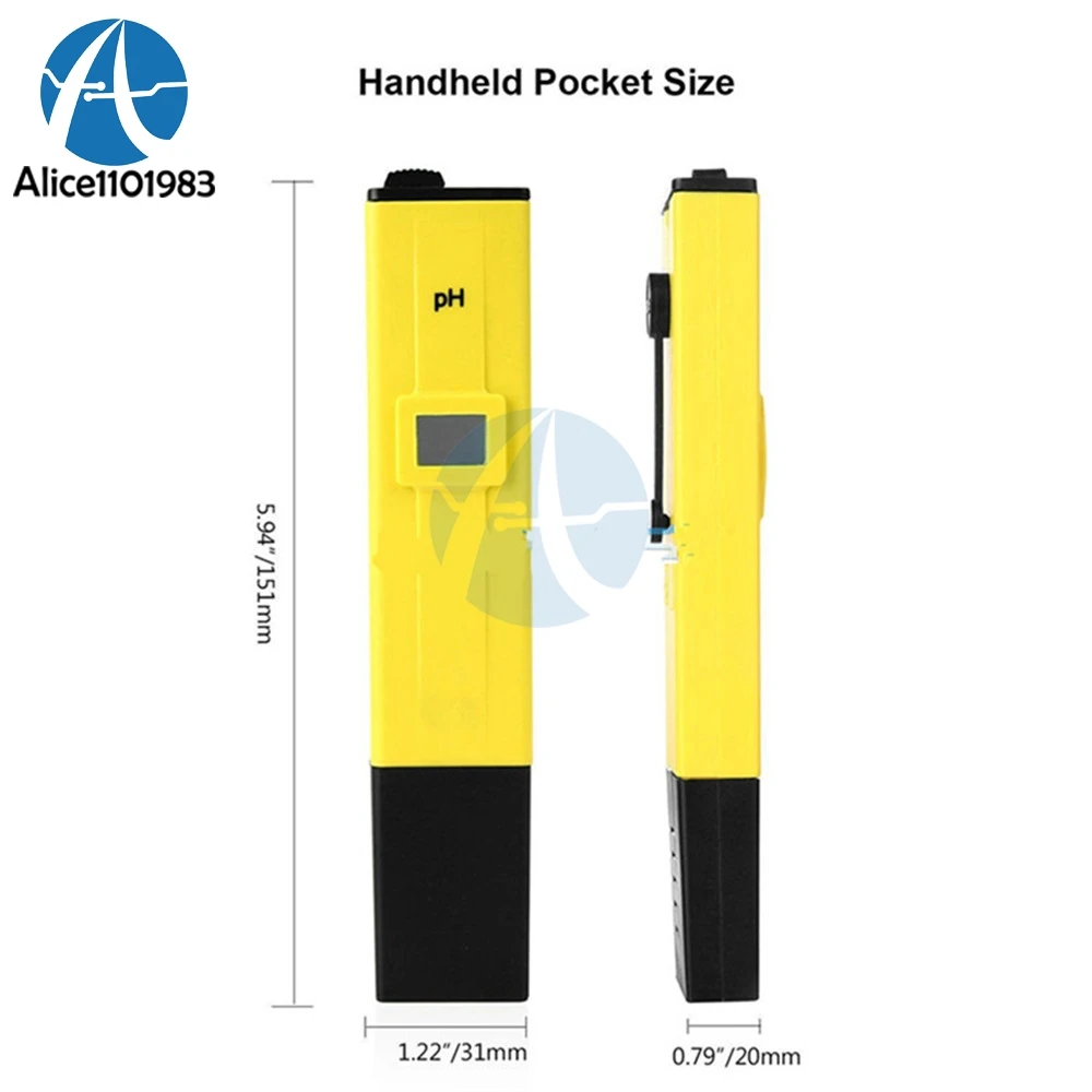 Цифровой рН-метр для аквариума бассейна гидропонного монитора воды 0-9999 PPM | - Фото №1