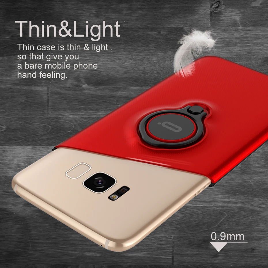Для samsung Galaxy S8 плюс Футляр PC задняя крышка полный защитный S 8 G9550 G9500 Luxury Anti- knock