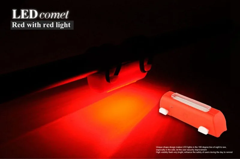 Велосипедный фонарь задний светодиодный USB Перезаряжаемый велосипедный