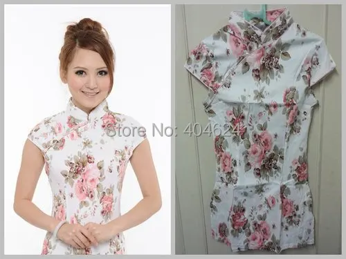 Прямая поставка! Новый стиль великолепный Традиционный китайский Cheongsam Qipao топ с