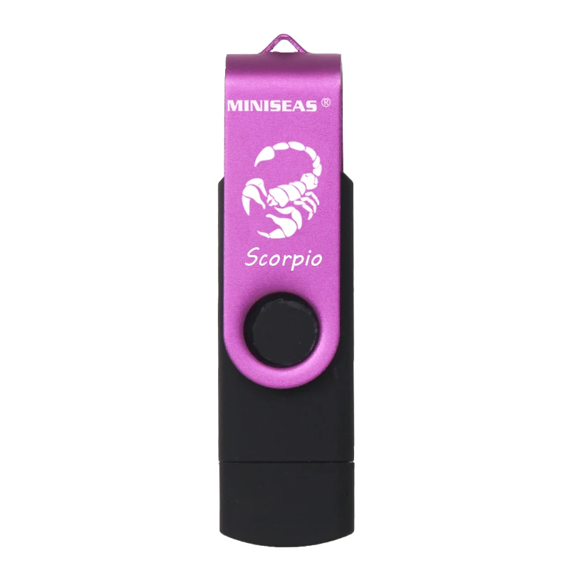 Scorpio Usb флеш-накопитель многофункциональная карта памяти, Флеш накопитель 12 созвездий Флешка usb Флешка 32 Гб внешний накопитель для Android - Цвет: Scorpio