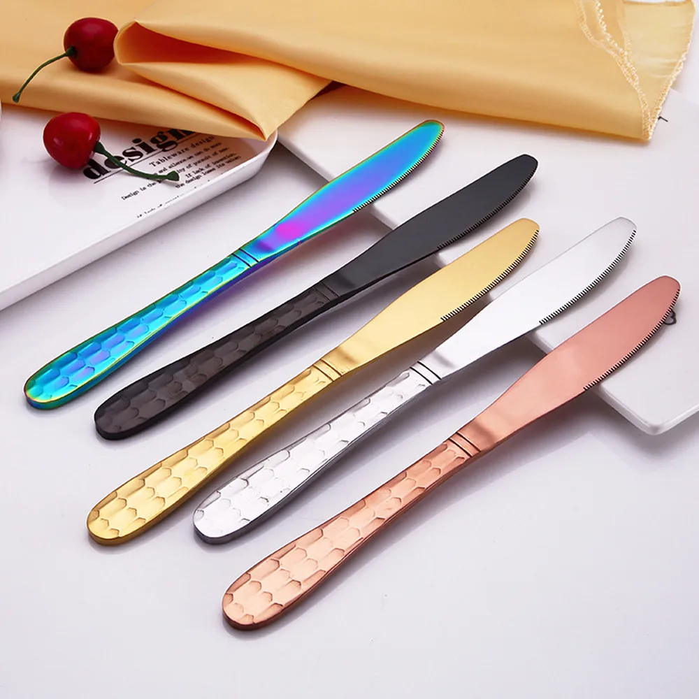 4 шт./компл. высококлассные столовые приборы из нержавеющей стали вилка ложка