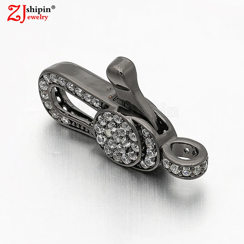 2018 новые модные инкрустированные фианитами аксессуары для ювелирных изделий