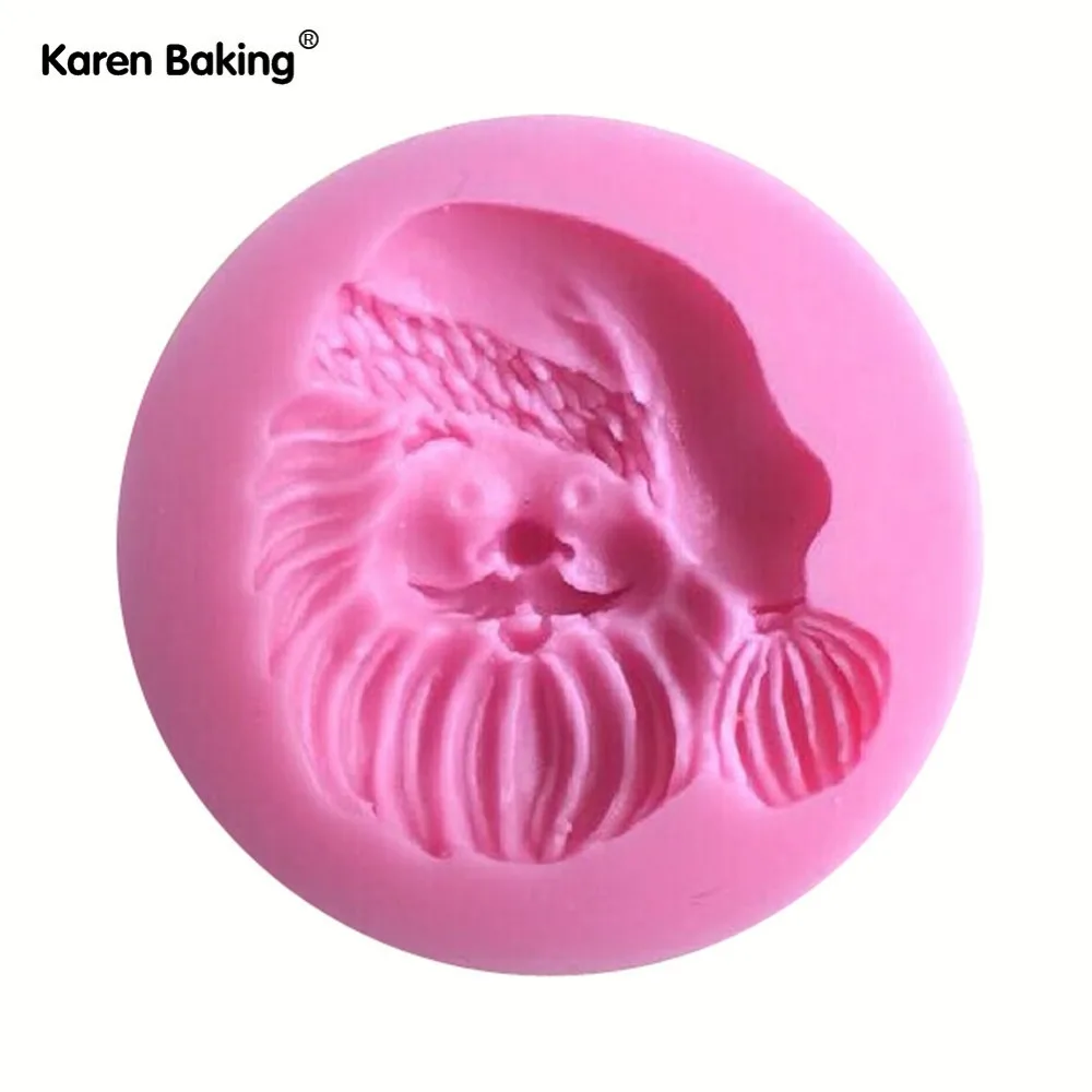 Christmas Man Shape Fondant Cake Molds Tools Soap Chocolate Mould Bakeware -C376 | Дом и сад