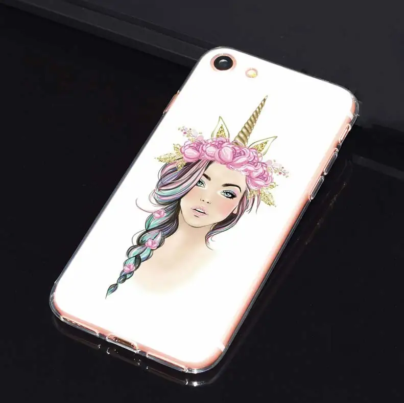 Чехол из ТПУ с принтом «My Unicorn Girl» для iphone XR XS Max X 7 8 Plus 7+ 8+ 6S 6 5 5SE 5C 10, силиконовый чехол для телефона Kawai 11 11Pro