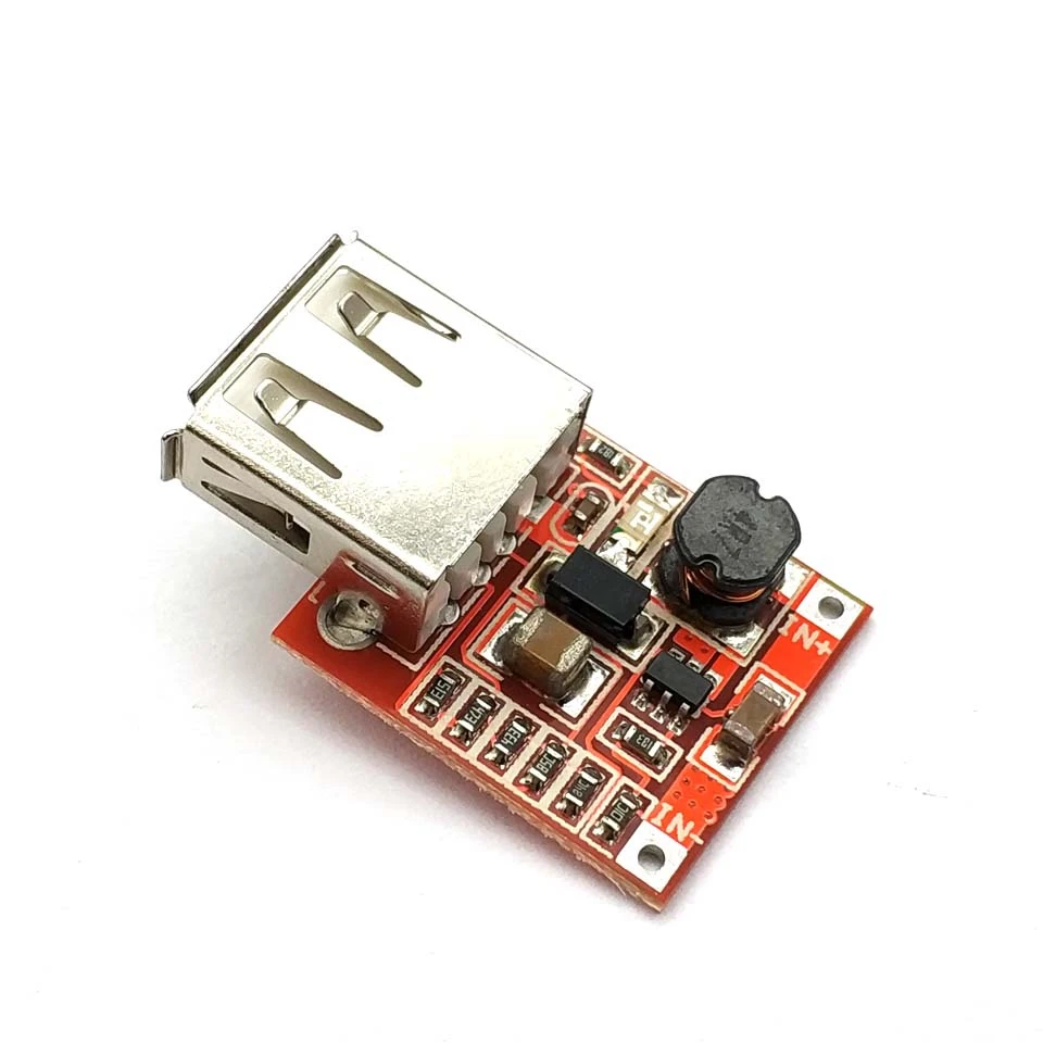 Повышающий Модуль питания источника с 3 В до 5 в 1 А USB зарядное устройство для