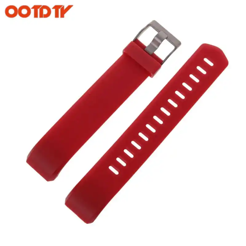Силиконовый ремешок для наручных часов OOTDTY 5 цветов сменный силиконовый ID115 Plus