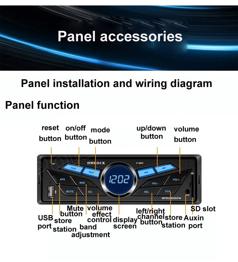 1 Din автомагнитола 12 В mp3-плеер без Bluetooth Авто аудио стерео TF AUX USB Самая низкая цена