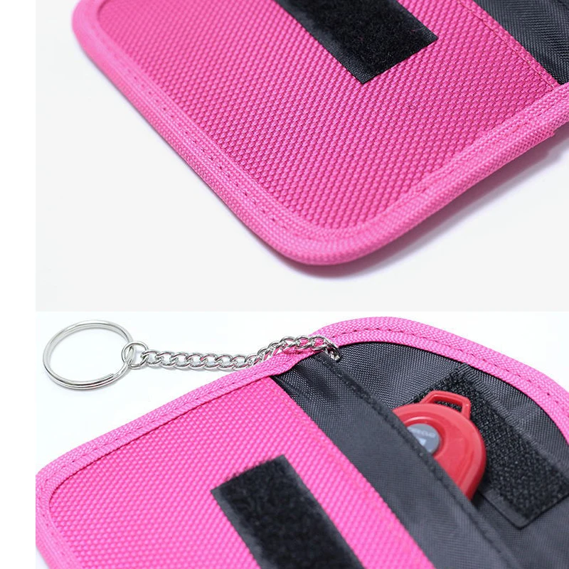 1Pcs Car key Bag Fob Signal Blocker Faraday Blocking Shielding Pouch Wallet Case For Privacy Protection card | Автомобили и
