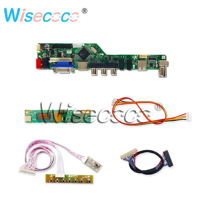 Плата драйвера TFT LCD для ноутбука ПК Windows B170PW03 V4 17 дюймов 1440*900 VGA AV USB TV левый и