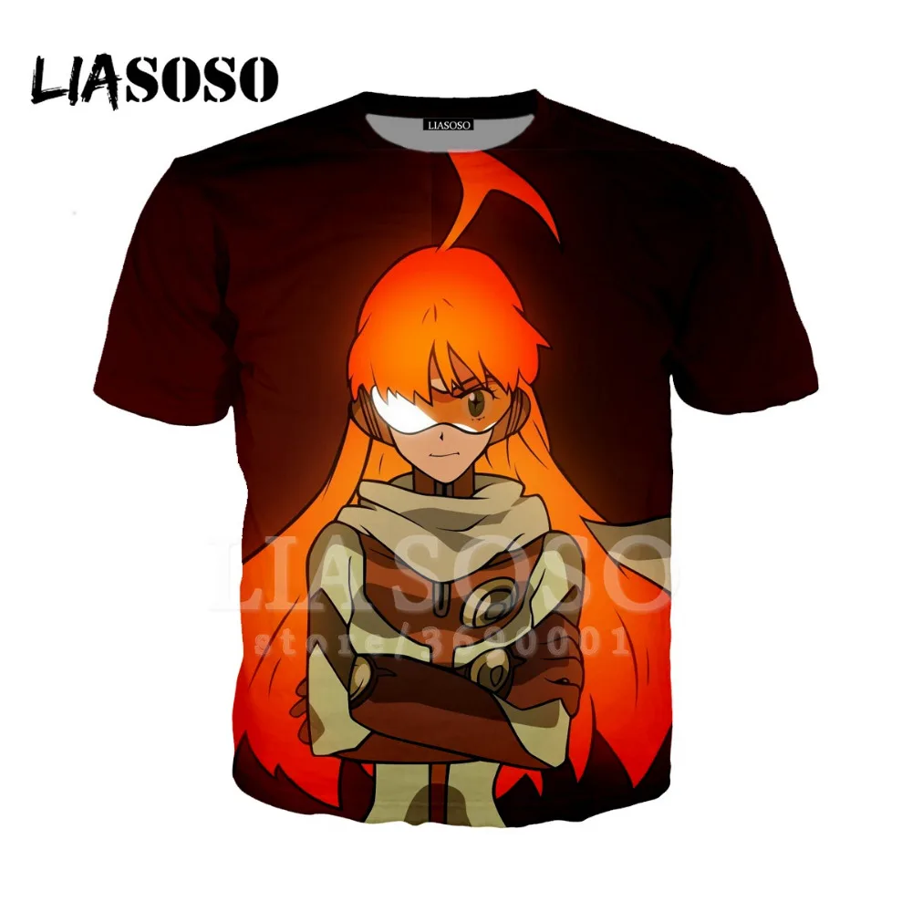Женская и мужская футболка с 3D принтом Tengen Toppa Gurren Lagann Simon kamina Yoko летняя в стиле хип