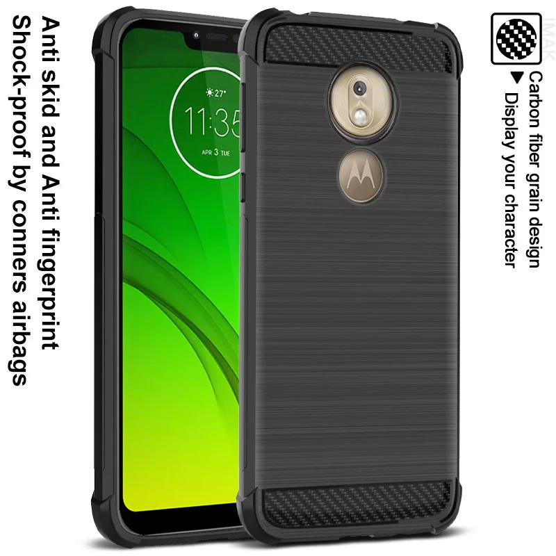 Чехол для Motorola Moto G7 Play Обложка IMAK облегающие чехлы мягкая задняя крышка телефона